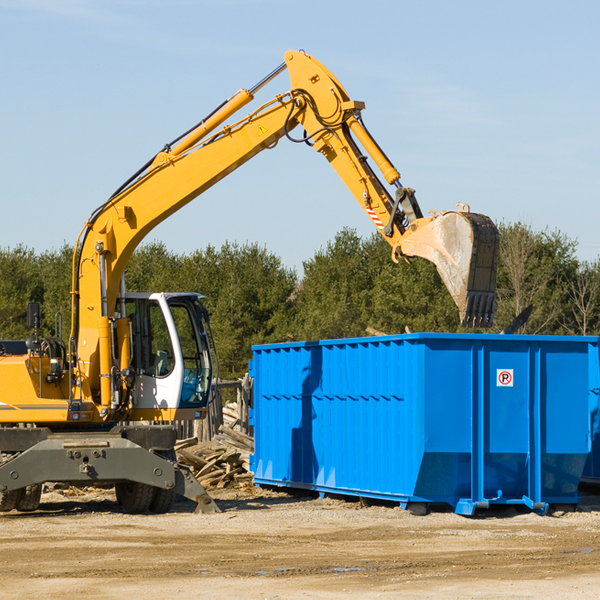 what size residential dumpster rentals are available in Dry Prong Louisiana